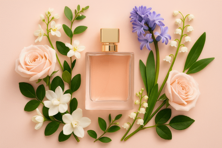 Elegancki prostokątny flakon perfum